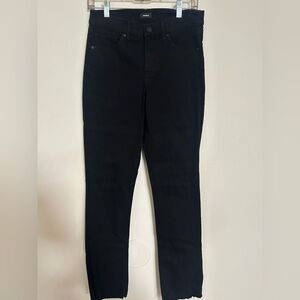 Express Skyscraper Black Mid-Rise Jeans
